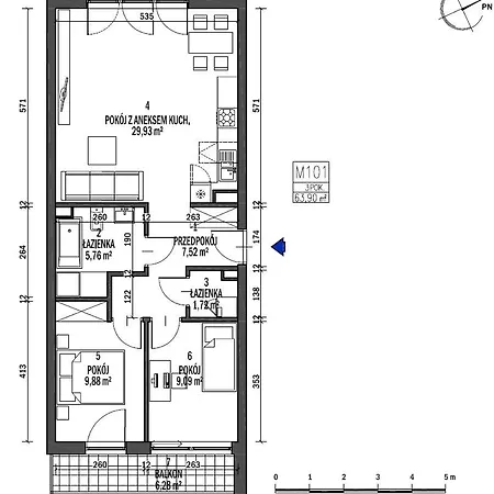 Apartmán Tauron Arena Wawelofts *